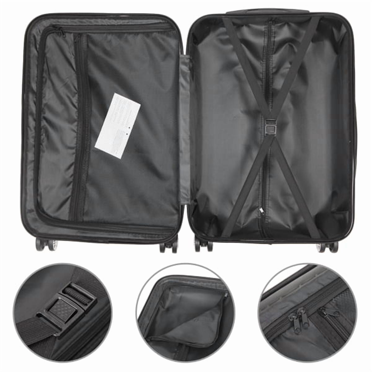 Cotinse Luggage Set Suitcase,3-In-1 Multifunctional Large Capacity Traveling Storage Suitcase Luggage Set,Dark Green