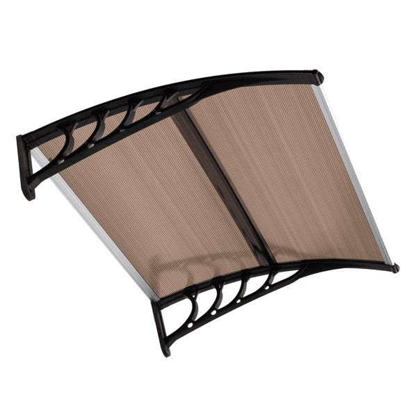 COTINSE 40"x 38" Window Awning for Outside, Front Door Canopy Patio Cover Awnings Exterior Rain and Snow