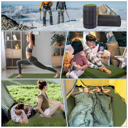 Cotinse 3 Inch Memory Foam Camping Mattress Pad, CertiPUR-US Sleeping Mat Portable Roll Up Mattress for Travel Truck Guest Bed Tent with Travel Bag