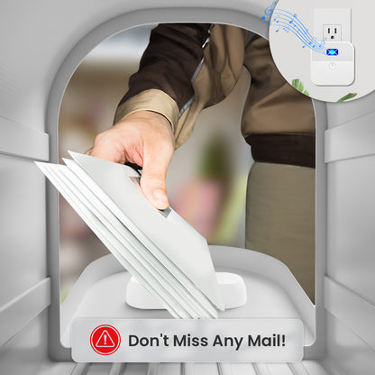 Cotinse Mailbox Alarm System - Wireless Notification for Mail Delivery, 600ft Range, Easy Setup