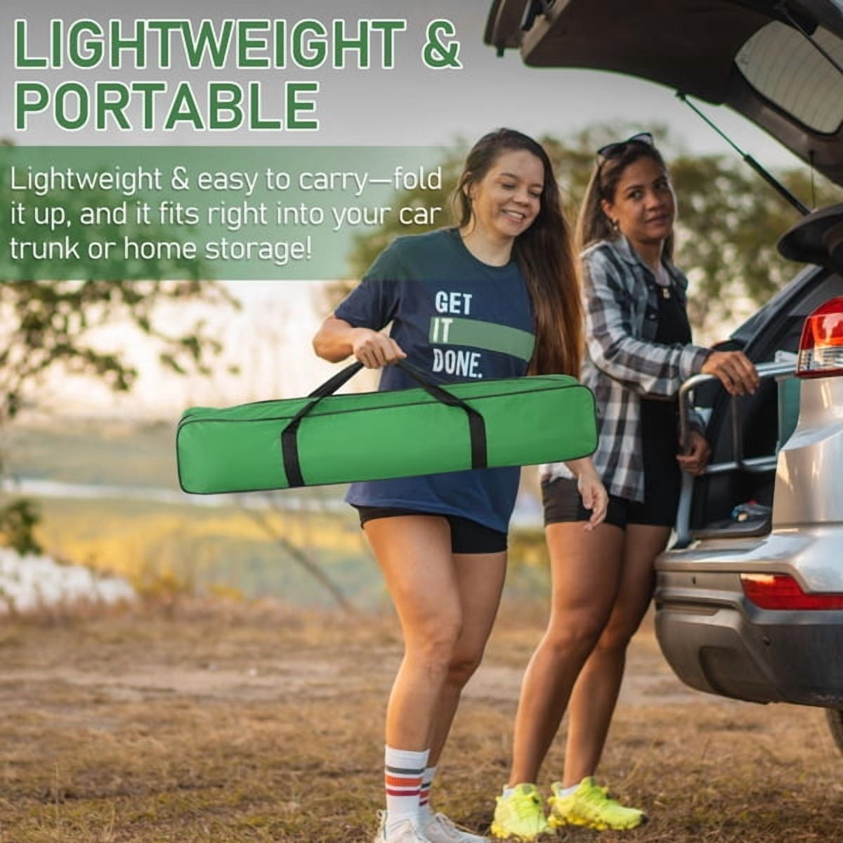 Cotinse 3-4 Person Tent for Camping, Instant Pop Up Camping Tent with Screen Porch, Family Tent for Outdoor/Hiking/Traveling, with Tote Bag, Camp Dome,Green
