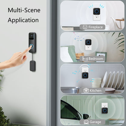 Cotinse Wireless Doorbell Chime for Blink Video Doorbell – Plug-in Receiver Extender with Long Range, Easy Setup & Loud Adjustable Volume | SmartHome