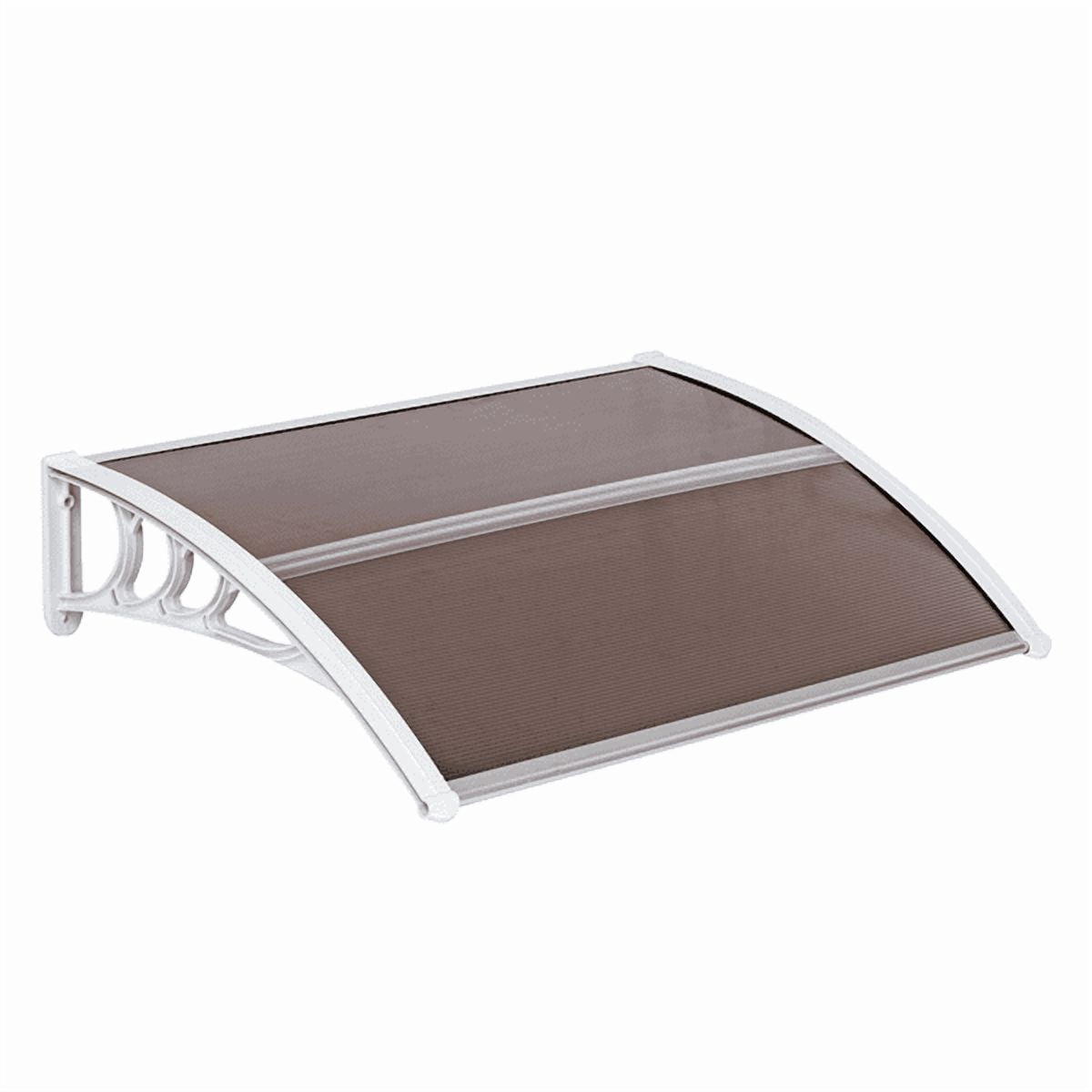 COTINSE 40"x 32" Window Awning for Outside, Front Door Canopy Patio Cover Awnings Exterior Rain and Snow