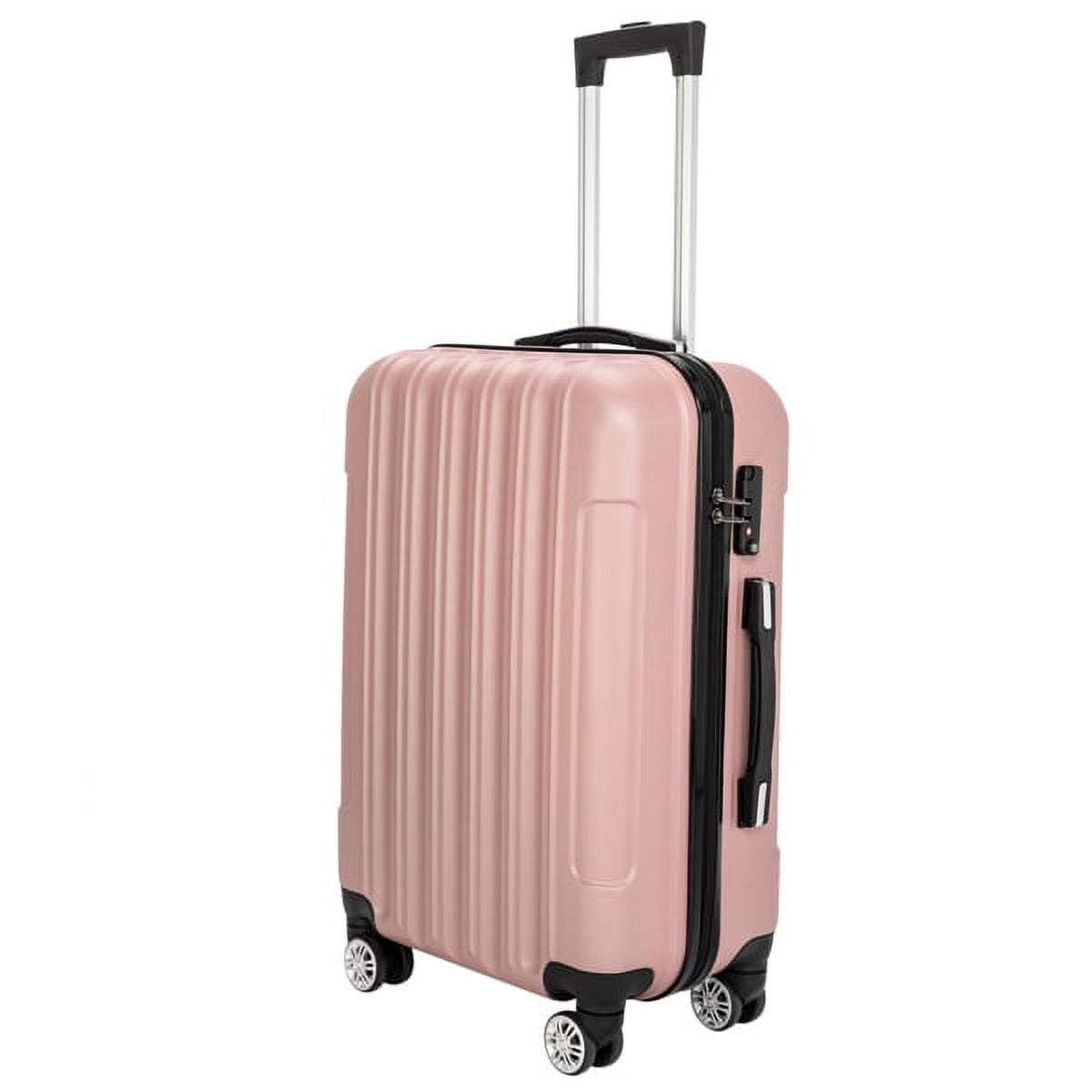 Cotinse Luggage Set Suitcase,3-In-1 Multifunctional Large Capacity Traveling Storage Suitcase Luggage Set,Rose Gold