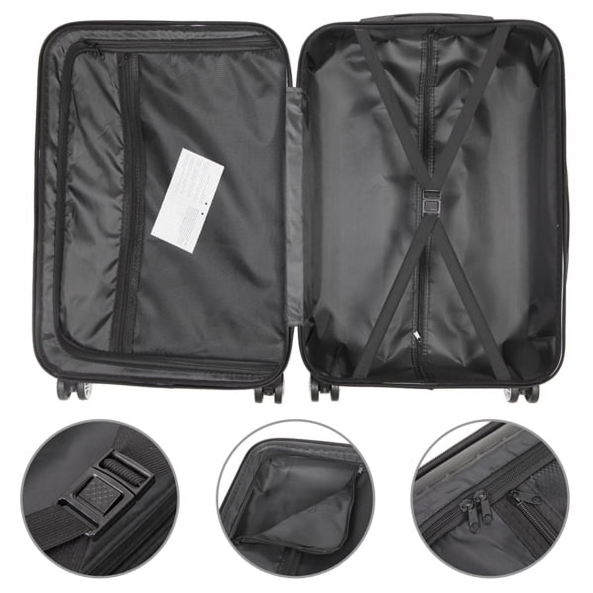 Cotinse Luggage Set Suitcase,3-In-1 Multifunctional Large Capacity Traveling Storage Suitcase Luggage Set,White