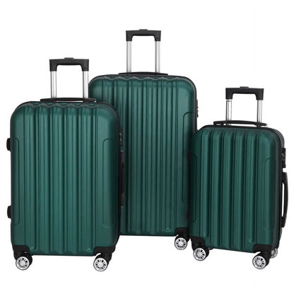 Cotinse Luggage Set Suitcase,3-In-1 Multifunctional Large Capacity Traveling Storage Suitcase Luggage Set,Dark Green