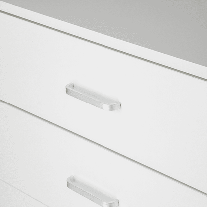 COTINSE 3-Drawer Dresser, White Nightstand Bedside Table, Wide Storage Cabinet with Drawers for Bedroom, Living Room, Home Office