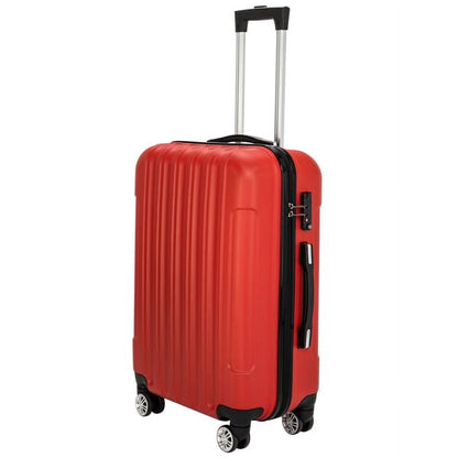 Cotinse Luggage Set Suitcase,3-In-1 Multifunctional Large Capacity Traveling Storage Suitcase Luggage Set,Red