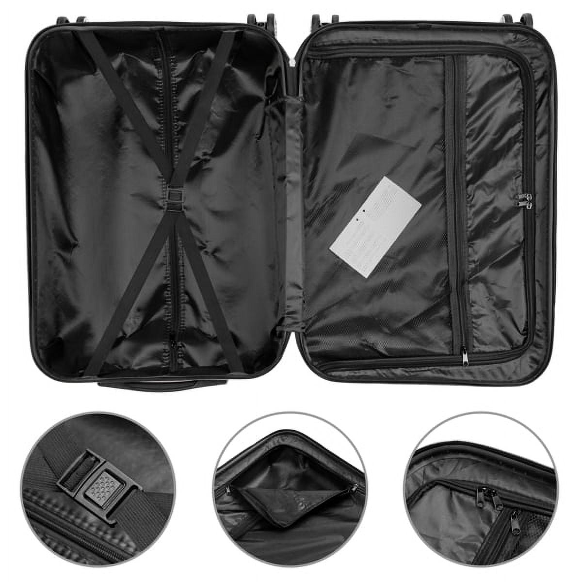 Cotinse Luggage Set Suitcase,3-In-1 Multifunctional Large Capacity Traveling Storage Suitcase Luggage Set,Navy Blue
