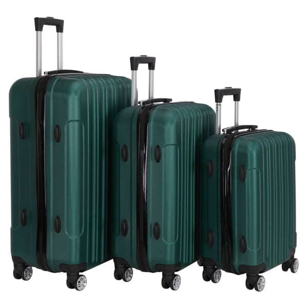 Cotinse Luggage Set Suitcase,3-In-1 Multifunctional Large Capacity Traveling Storage Suitcase Luggage Set,Dark Green
