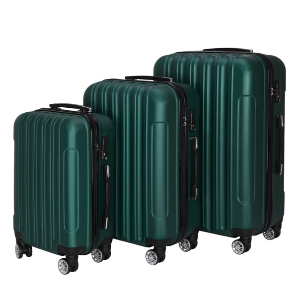 Cotinse Luggage Set Suitcase,3-In-1 Multifunctional Large Capacity Traveling Storage Suitcase Luggage Set,Dark Green